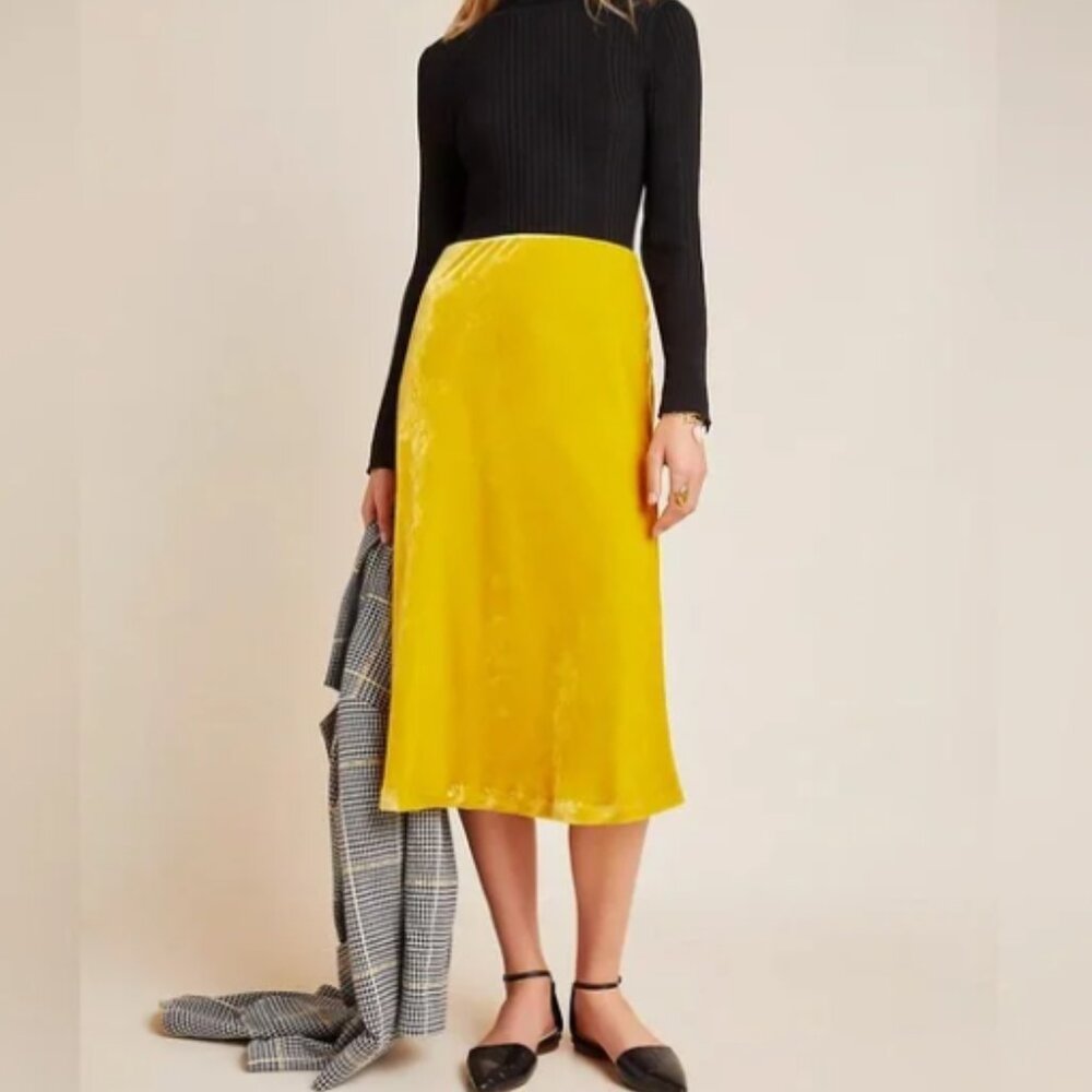 Anthropologie Maeve Kelly Midi Skirt